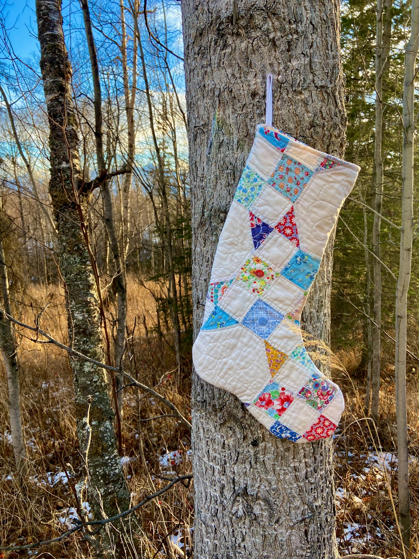 Quilted Christmas Stocking