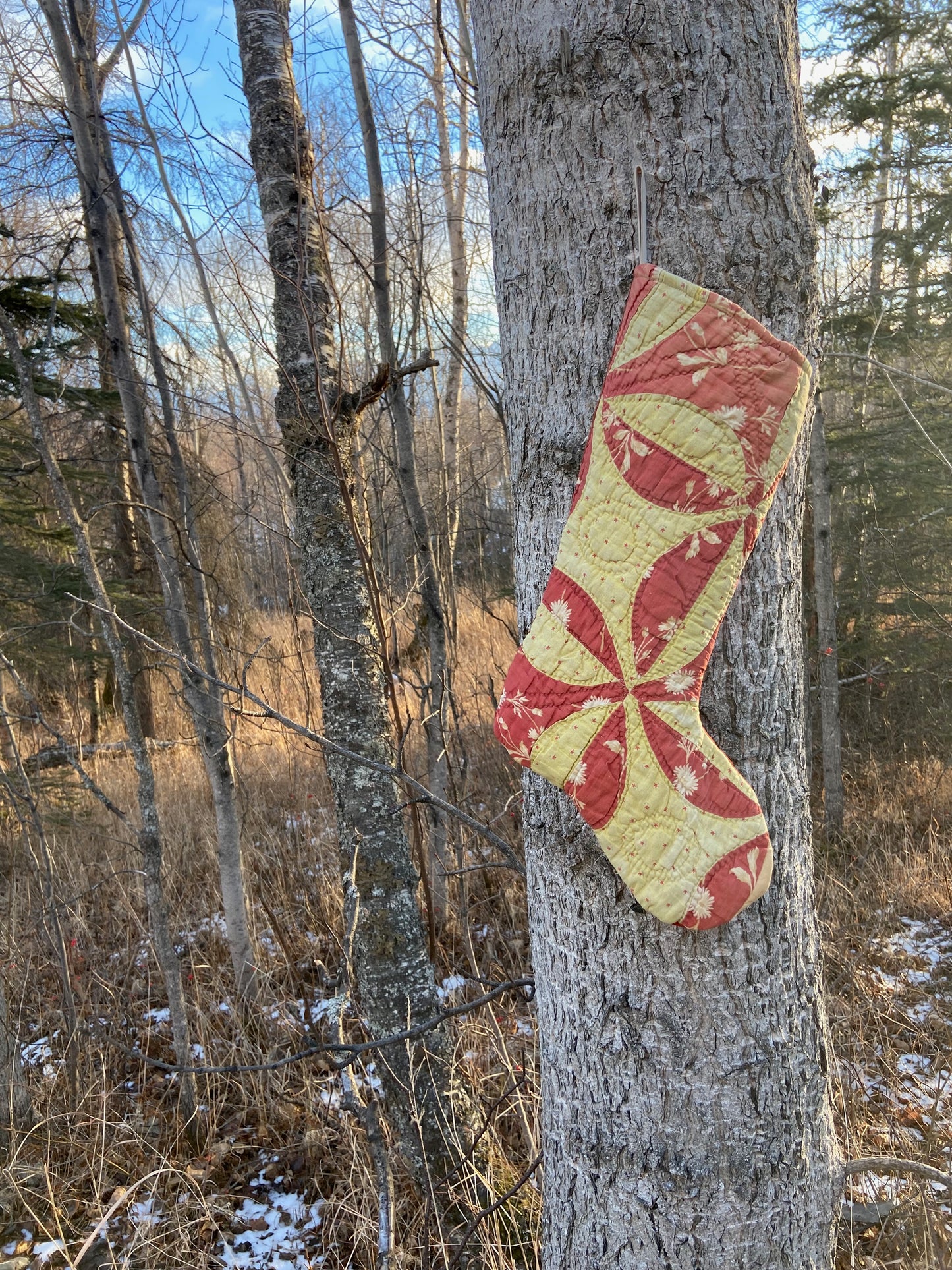Heirloom Christmas Stockings (Red & Gold)