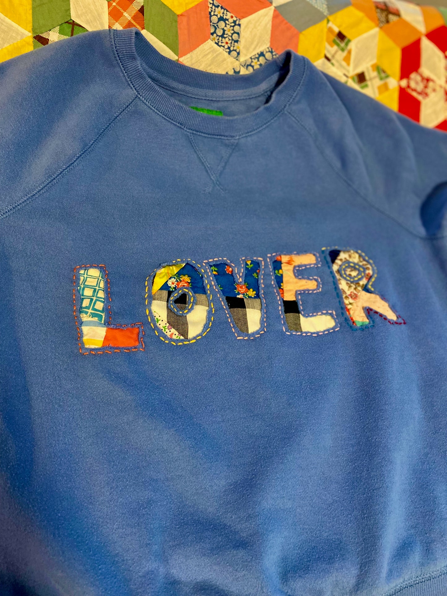 Lover Reverse Appliqué Sweater
