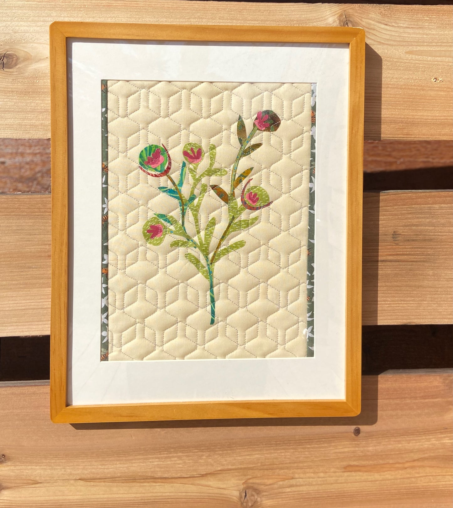 Framed Rose before Bloom