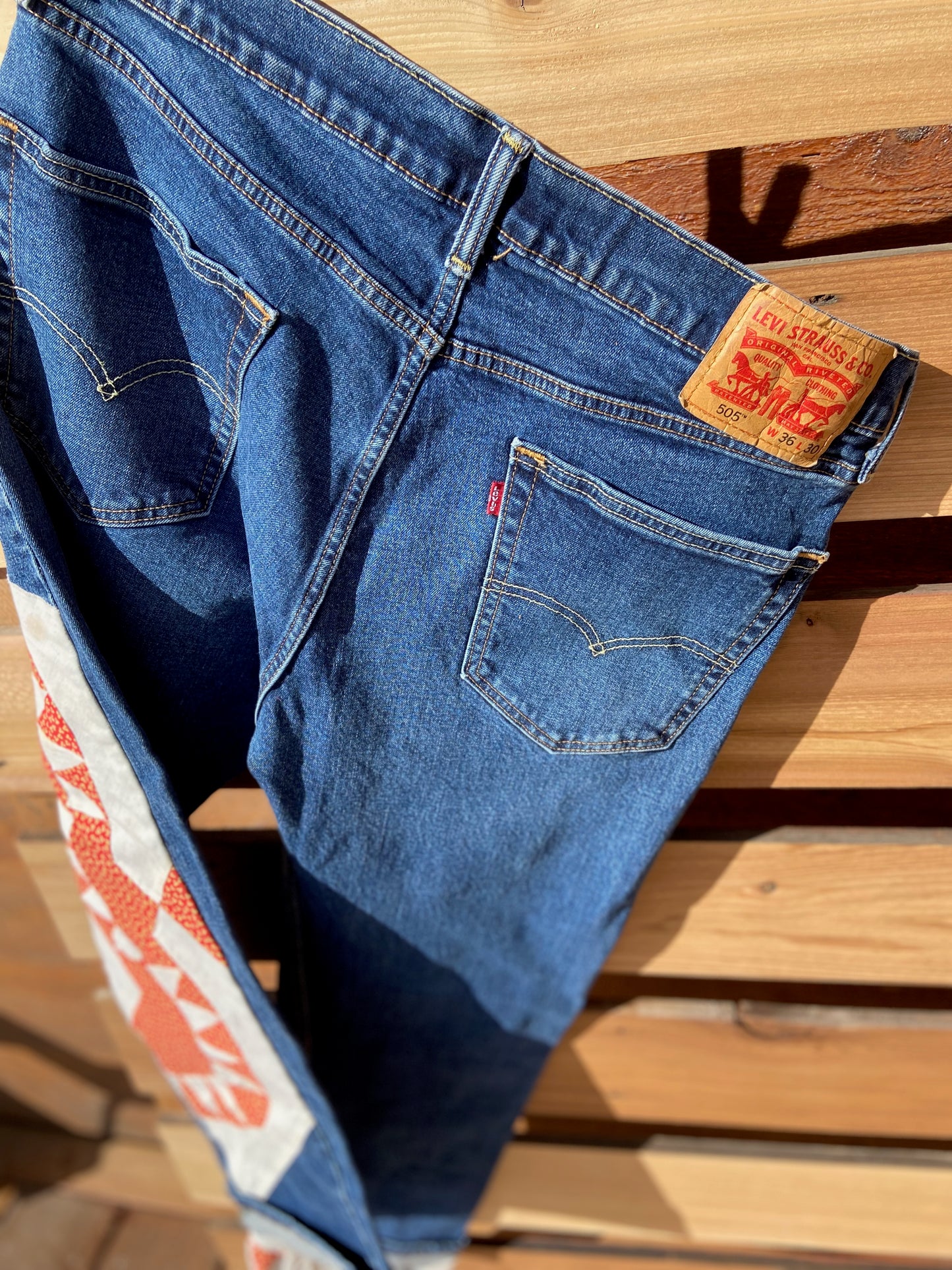 Levi's Quilt Patchwork 505's