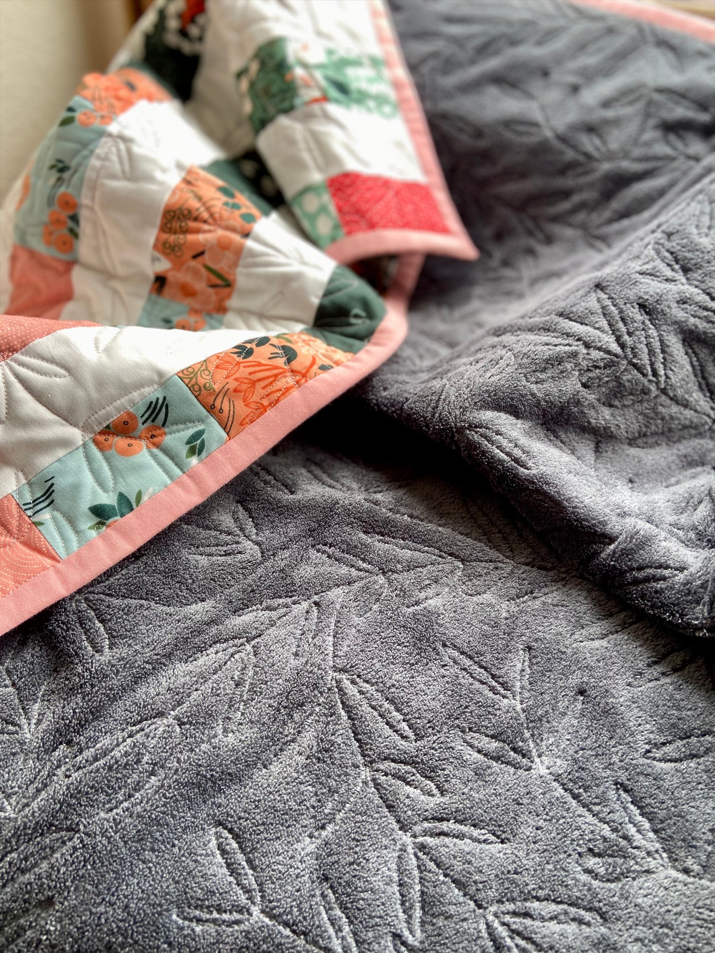The Iris quilt- Floral
