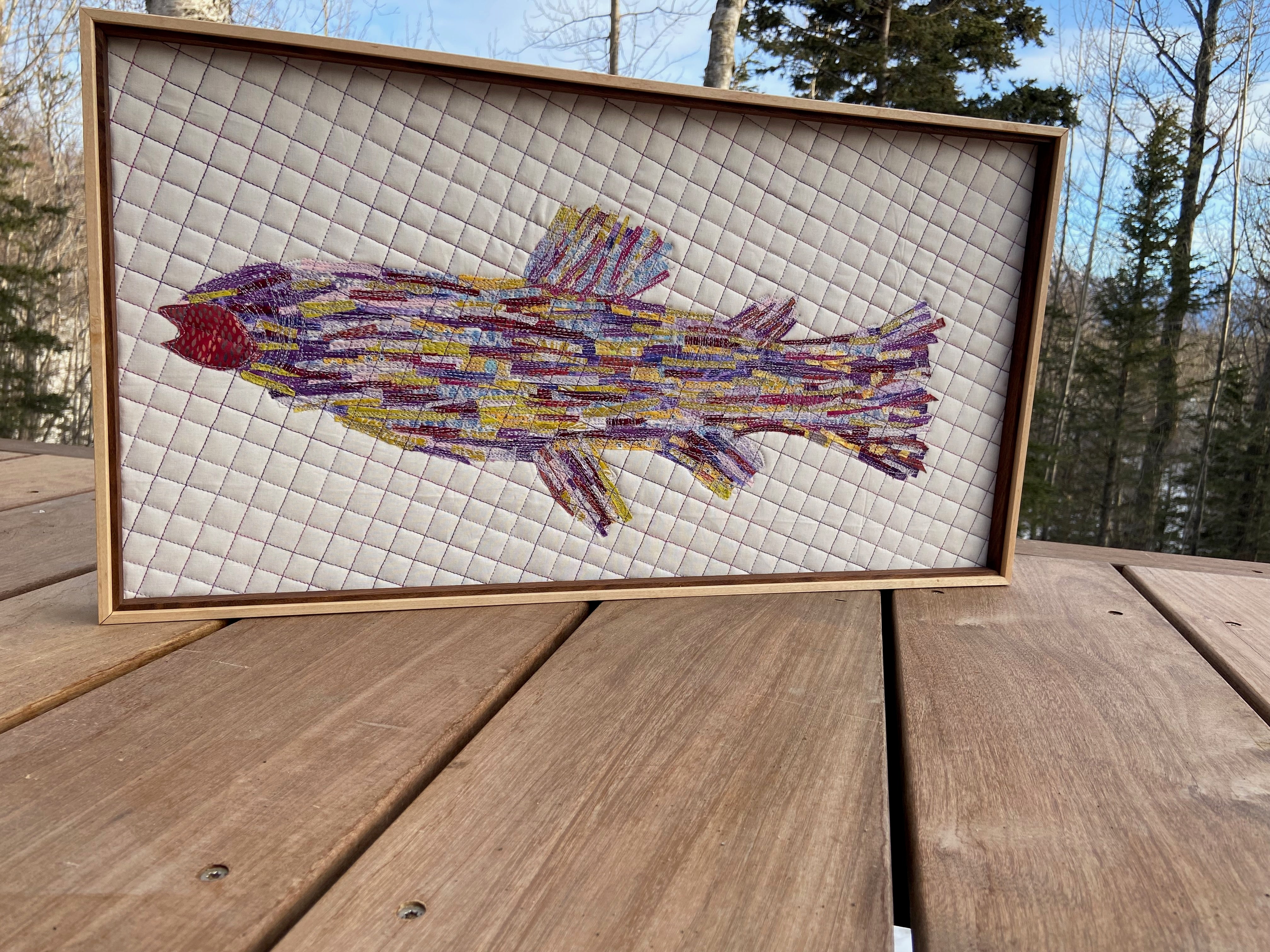 Fish With Crosshatch Pattern Fish in Crosshatch – CUE. Craft Utilitarian Essentials
